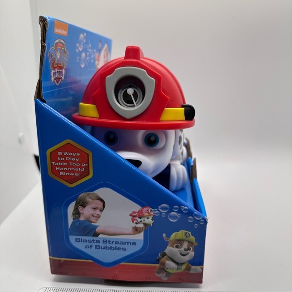 Paw Patrol Marshall Bubble Blower - Blast-Off No-Spill - Tabletop Handheld‎ - Picture 7 of 14